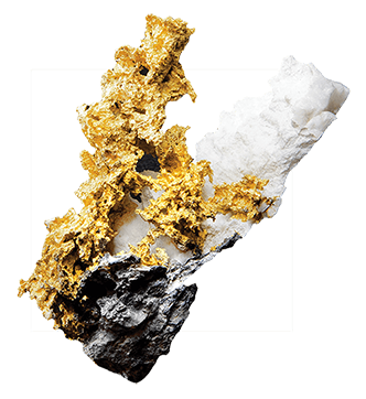Gold rock menu image
